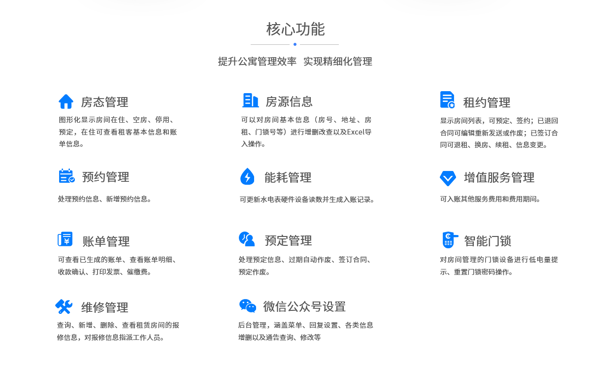 提升公寓管理效率 实现精细化管理